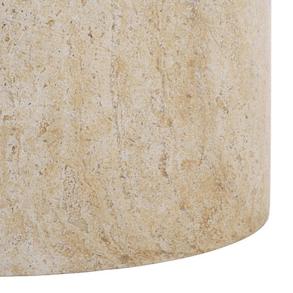 Palinuro 18 in. Polystone Accent Table