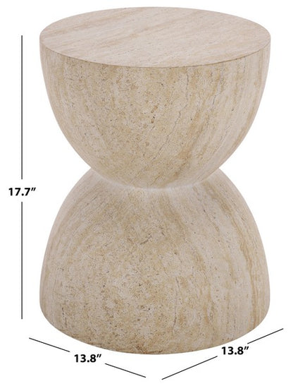 Gradara 14 in. Hourglass Accent Table