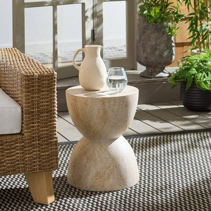 Gradara 14 in. Hourglass Accent Table