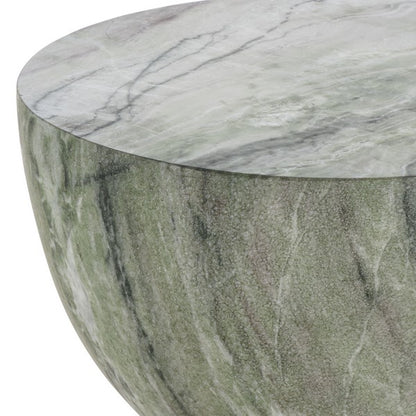 Monterone 18 in. Green Marble Accent Table
