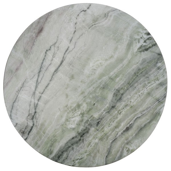 Monterone 18 in. Green Marble Accent Table