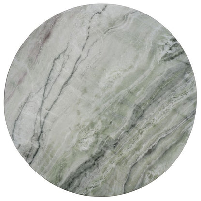 Monterone 18 in. Green Marble Accent Table