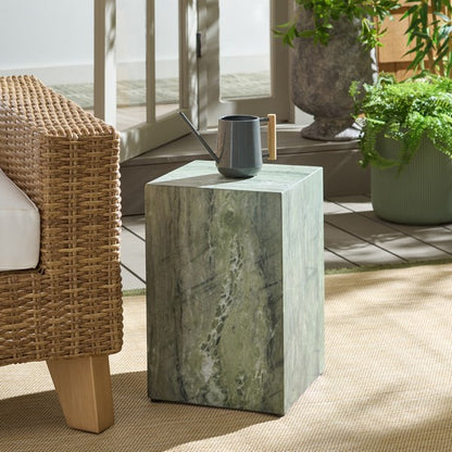 Padernello Green Marble Accent Table