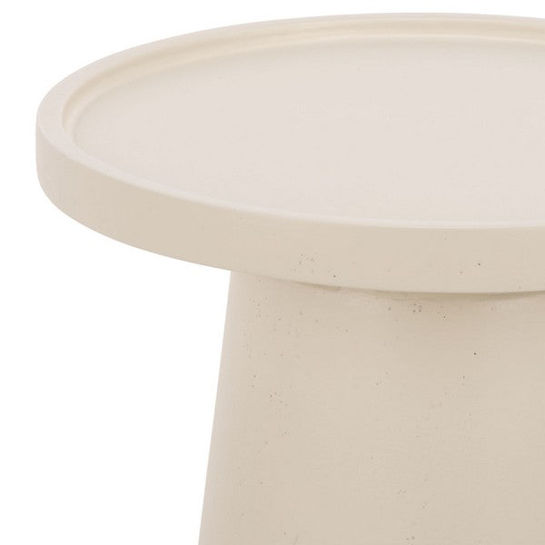 Isernia 21 in. Polystone Accent Table