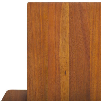 Zimone Acacia Wood Outdoor Accent Chair