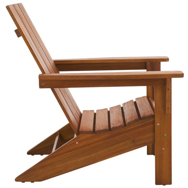 Canelli Acacia Wood Outdoor Accent Chair