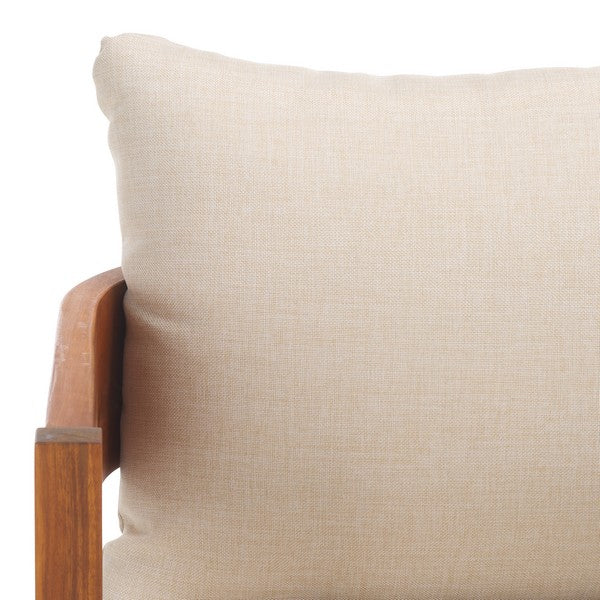 Noha Acacia Outdoor Wood Accent Chair - Set of 2