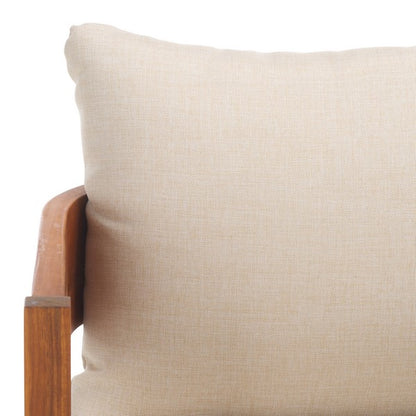 Noha Acacia Outdoor Wood Accent Chair - Set of 2