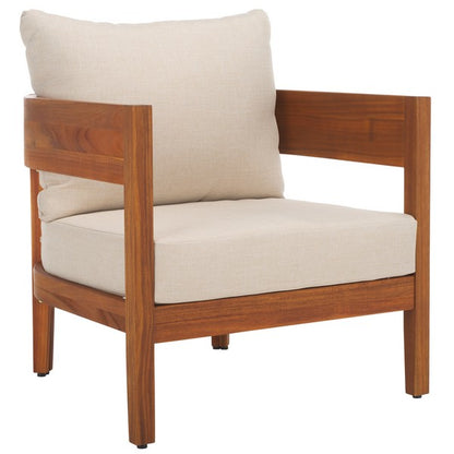 Noha Acacia Outdoor Wood Accent Chair - Set of 2