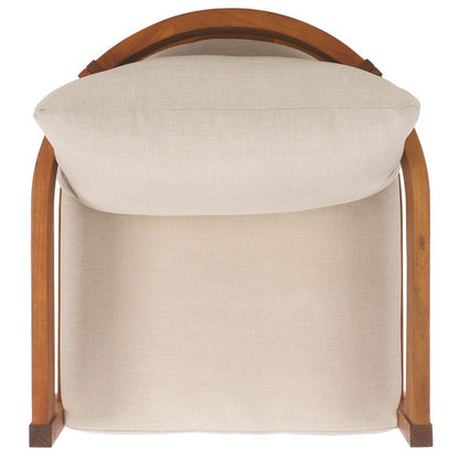 Noha Acacia Outdoor Wood Accent Chair - Set of 2