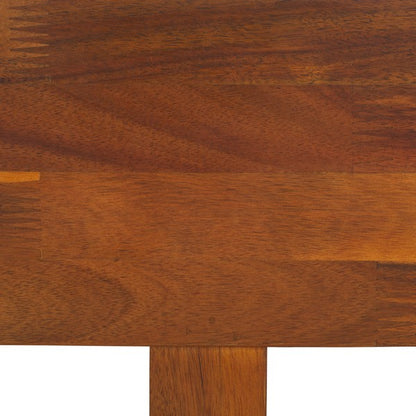 Noha Acacia Wood Outdoor Bench and Coffee Table Set