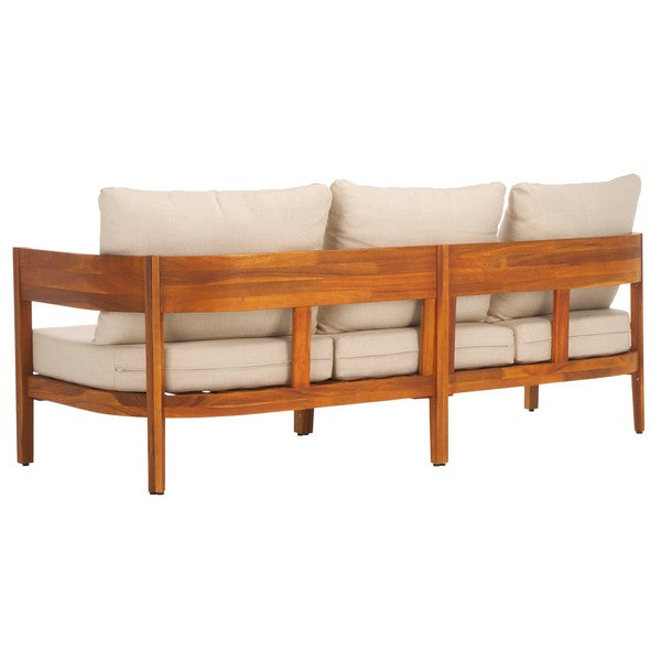 D'elsa 76 in. Acacia Wood Outdoor Sofa