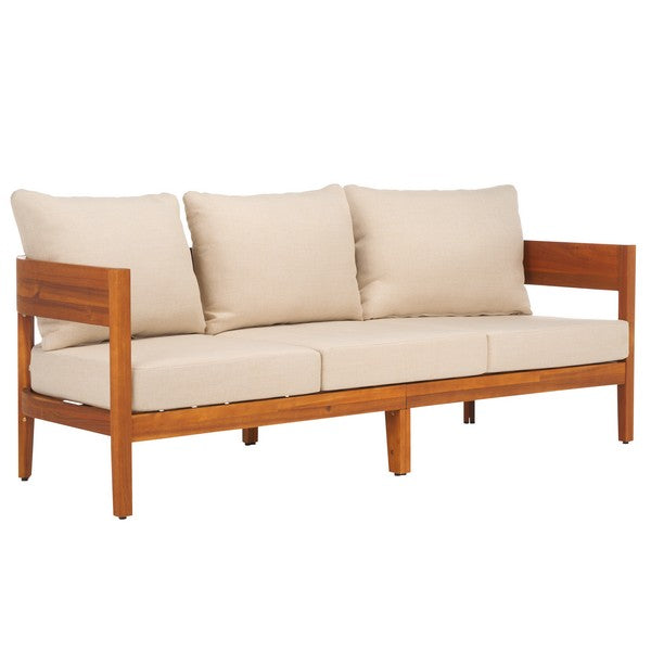 D'elsa 76 in. Acacia Wood Outdoor Sofa