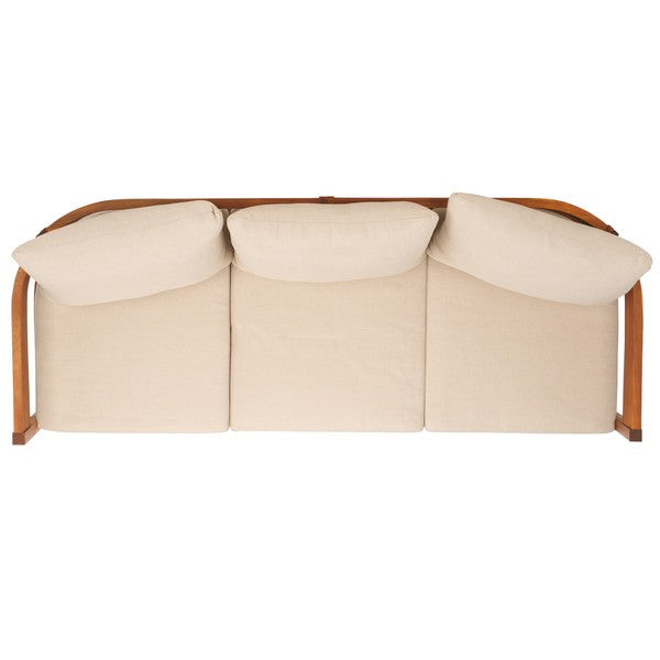 D'elsa 76 in. Acacia Wood Outdoor Sofa