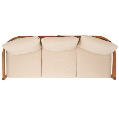 D'elsa 76 in. Acacia Wood Outdoor Sofa