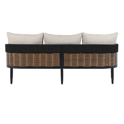 Settimo 78 in. Rattan Outdoor Sofa