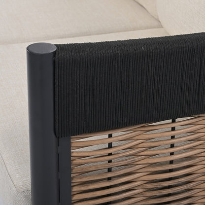 Settimo 78 in. Rattan Outdoor Sofa