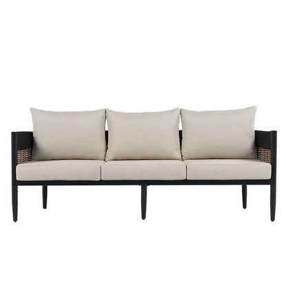 Settimo 78 in. Rattan Outdoor Sofa