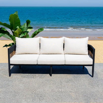 Settimo 78 in. Rattan Outdoor Sofa