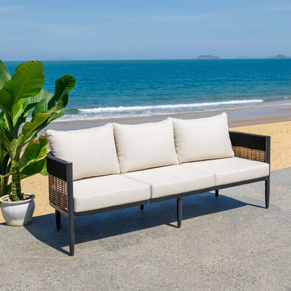 Settimo 78 in. Rattan Outdoor Sofa