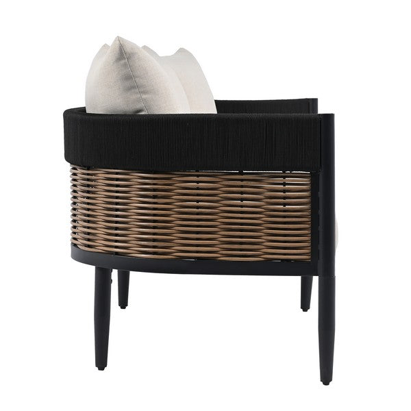 Settimo 78 in. Rattan Outdoor Sofa