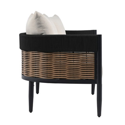 Settimo 78 in. Rattan Outdoor Sofa