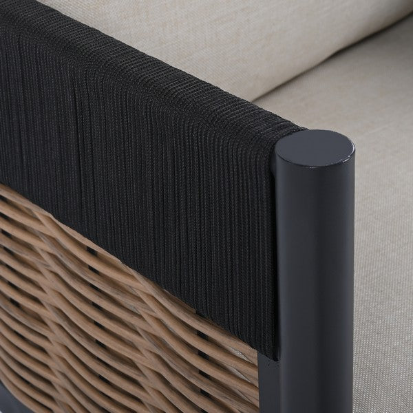 Zevio Swivel Outdoor Accent Chair