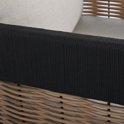 Zevio Swivel Outdoor Accent Chair