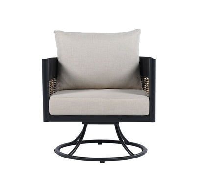 Zevio Swivel Outdoor Accent Chair