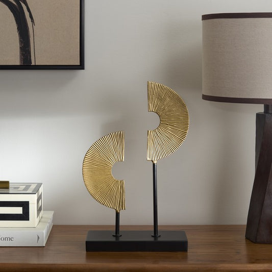 Minzoni Gold Arc Figure Table Decor
