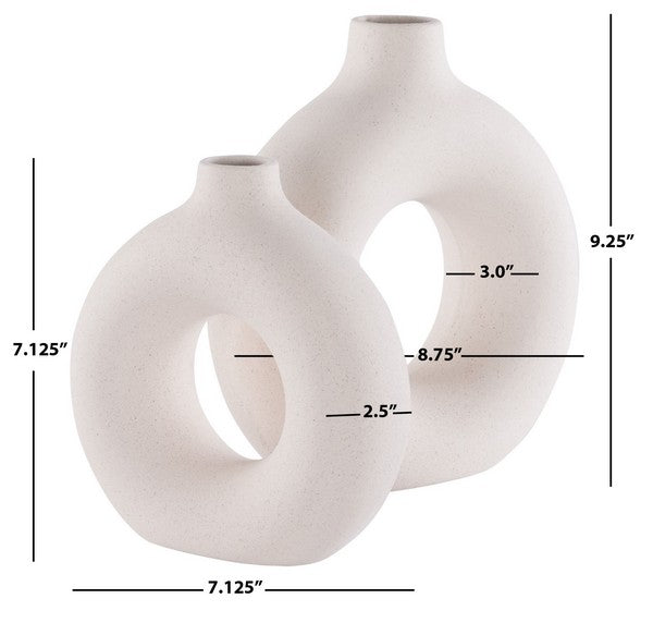 Cavargna Ceramic Vase - Set of 2