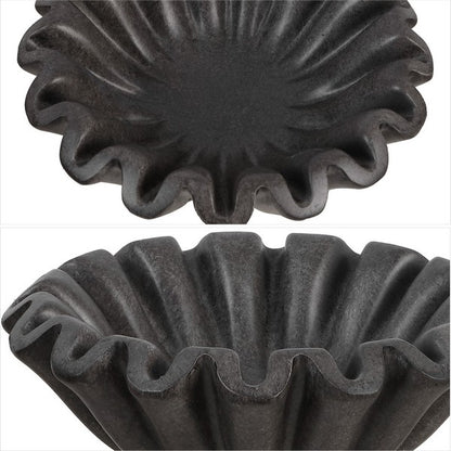 Bircolovo Ruffle Resin Bowl - Set of 2
