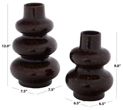 Gioia Ceramic Glaze Vase - Set of 2