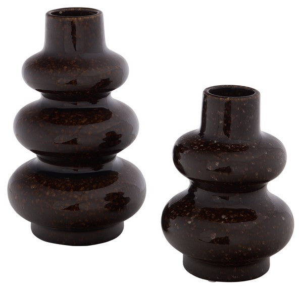 Gioia Ceramic Glaze Vase - Set of 2