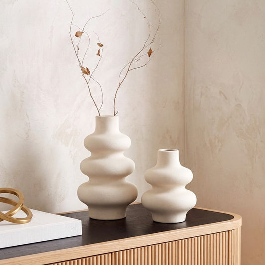 Mincio Ceramic Vase - Set of 2