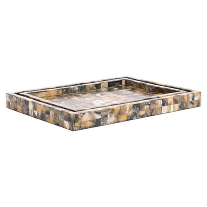 Pistoia Resin Tray- Set of 2