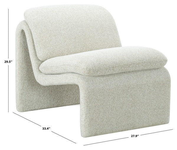 Vestini Performance Fabric Accent Chair - Taupe