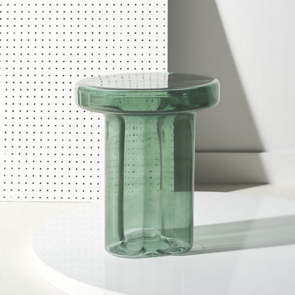 Muggio 18 in. Glass Accent Table - Green