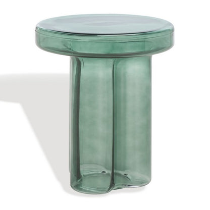 Muggio 18 in. Glass Accent Table - Green