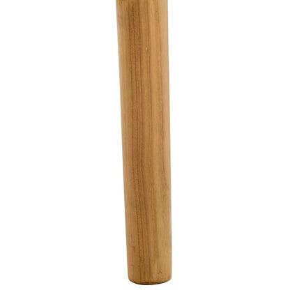 Galilea Rattan and Leather Counter Stool