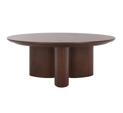 Borsano 38 in. Rubber Wood Coffee Table