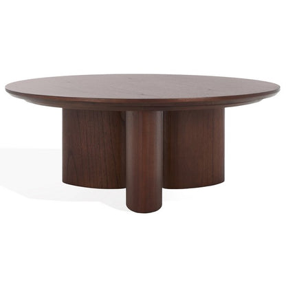 Borsano 38 in. Rubber Wood Coffee Table