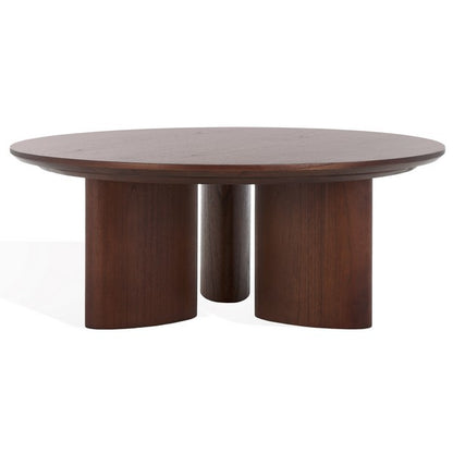 Borsano 38 in. Rubber Wood Coffee Table