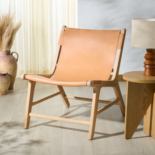 Moncioni Leather Accent Chair
