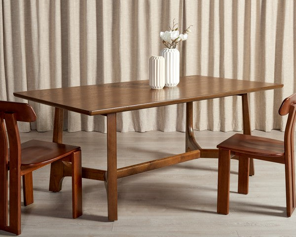 Finita 76 in. Oak Veneer Dining Table