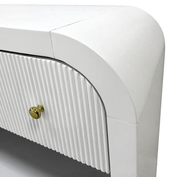 Catania 30 in. Nightstand - White