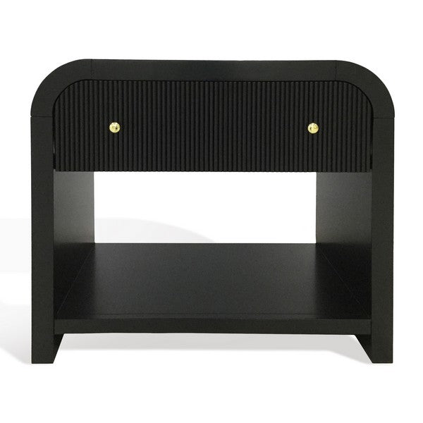 Catania 30 in. Nightstand - Black