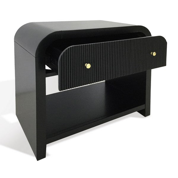 Catania 30 in. Nightstand - Black