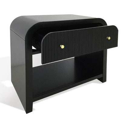 Catania 30 in. Nightstand - Black