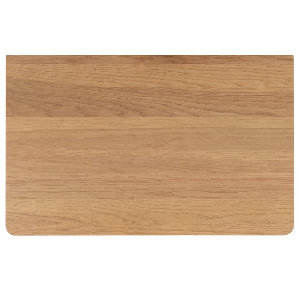 Bordonaro 29 in. Oak Veneer Nightstand